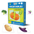 The Book Tree Bright Brain Vegetables 48 Piece Jigsaw Puzzle for Preschoolers Educational Toy