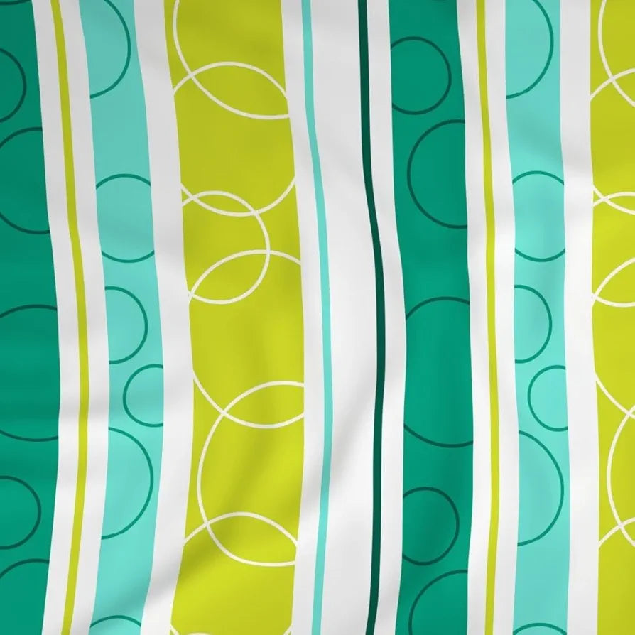 Dreamscape Microfiber Wrinkle & Fade Resistant Double Bedsheet with 2 Pillow Covers Gangled Green