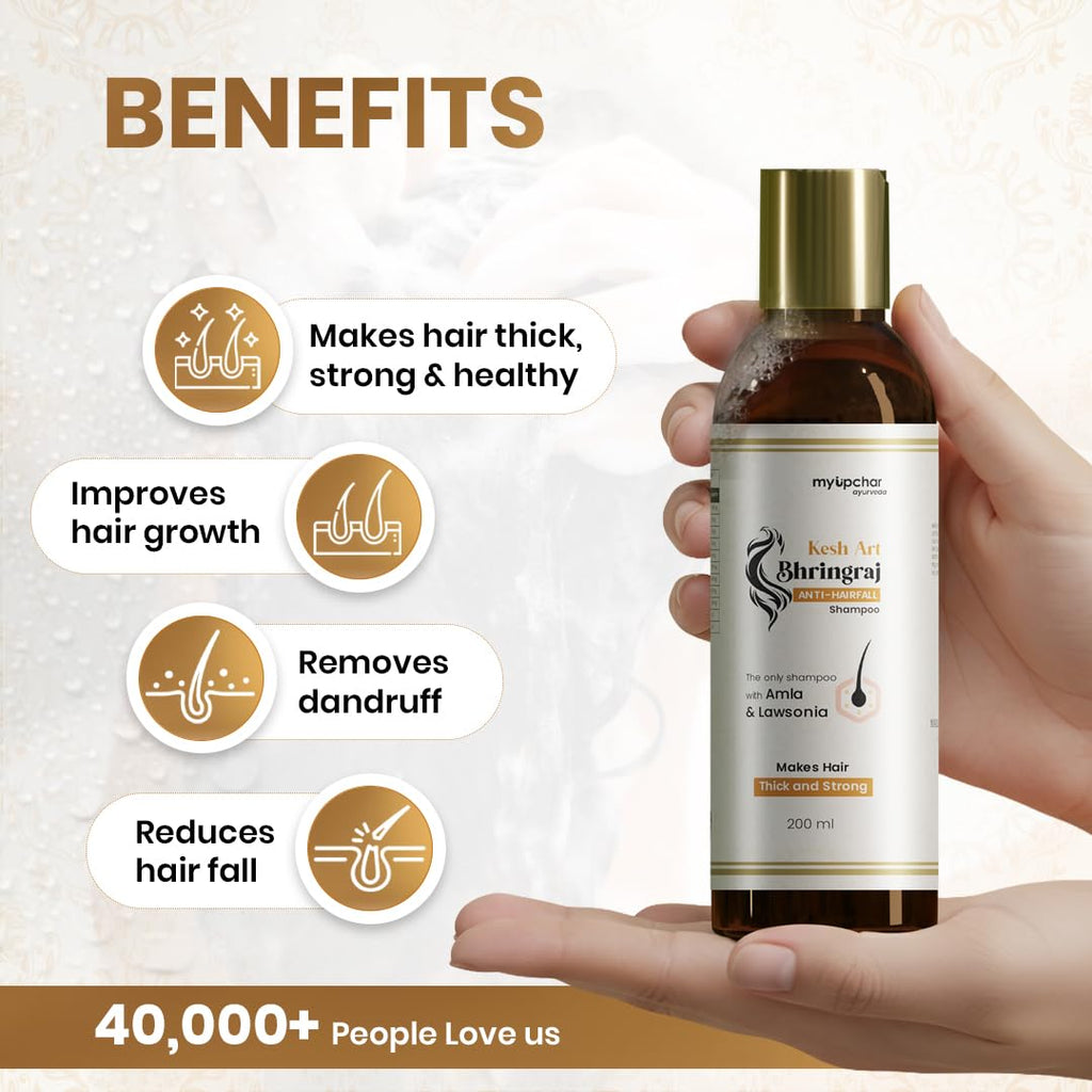 Myupchar Ayurveda KeshArt Bhringraj Anti Hairfall Shampoo - 200 ml
