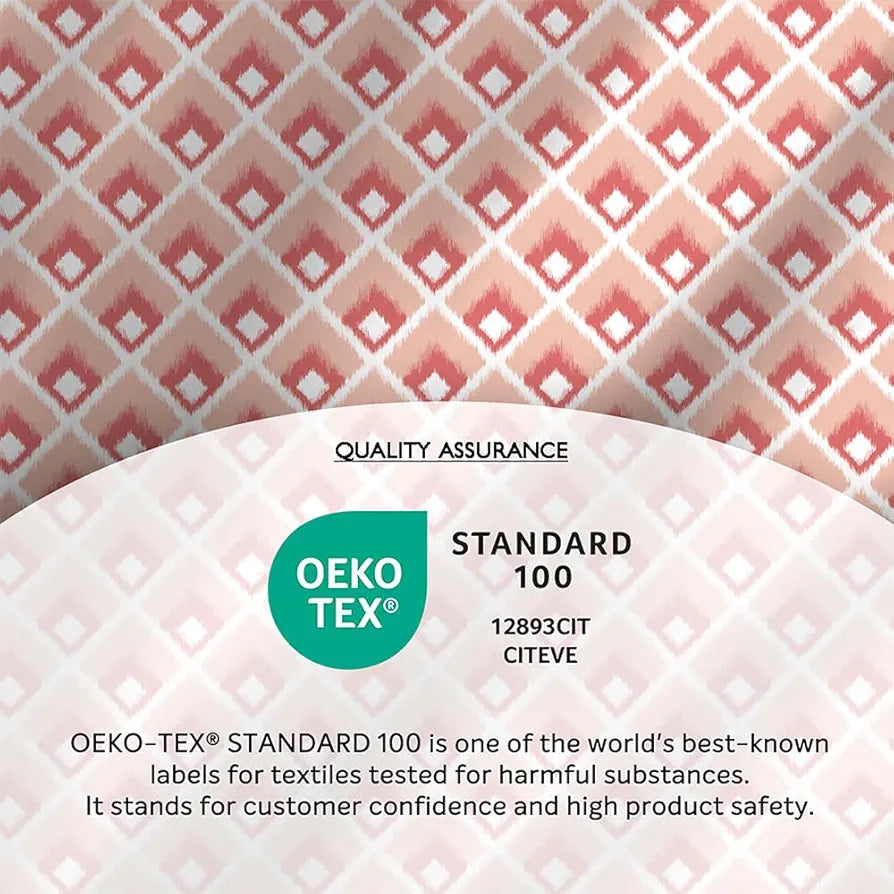 Layers Zen Cotton Blend King Bedsheet Set 1 King Cotton Bedsheet & 2 Pillow Covers Breathable & Anti-Wrinkle 225 CVC Peach