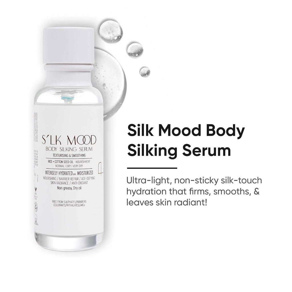 Personal Touch Silk Mood Body Silking Serum | Lightweight Non-Greasy Body Serum for Silky Smooth Skin & Natural Glow | Nourishing & Smoothing | 100 ml