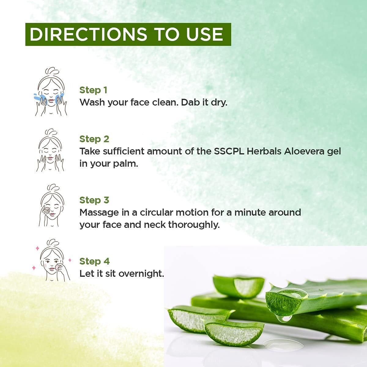 Sscpl Herbals Aloe Vera Hydrating Gel - 100 gms (Pack of 2)
