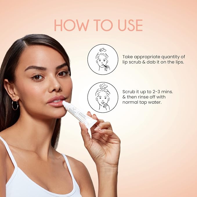 Skinora Vitamin E & Almond Oil Sugar Lip Scrub - 10 Ml
