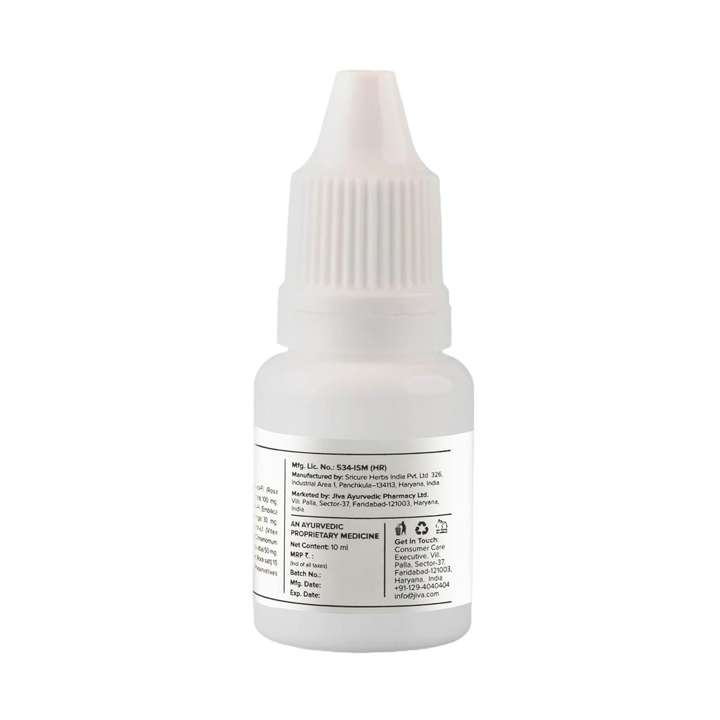 Jiva Ayunetra Eye Drops - 10ml | 100% Pure & Natural | Cleanses, Cools & Lubricates dry Eye's