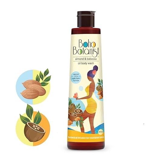 Boho Botanist Almond & Babassu Oil Body Wash - 200 ml