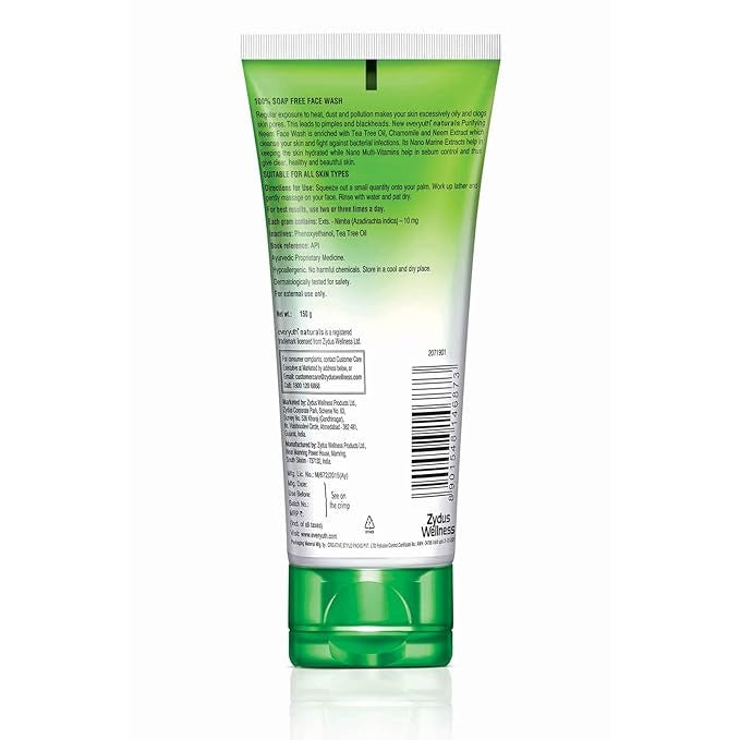Everyuth Naturals Purifying Neem Face Wash - 150 gms