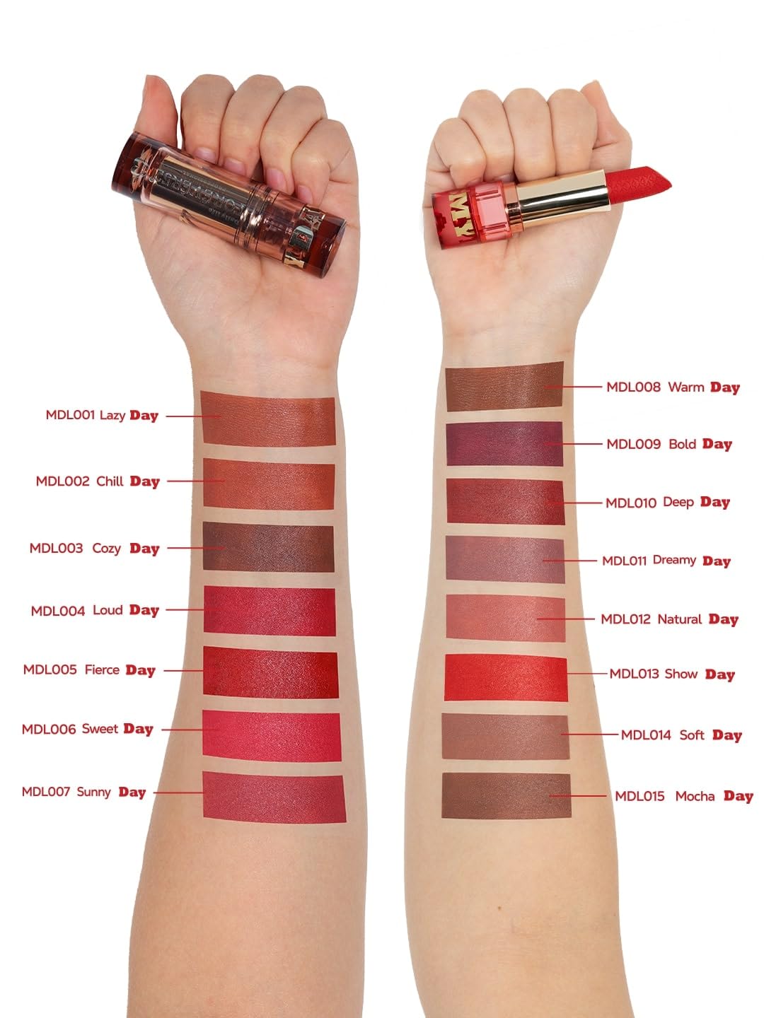 Daily Life Forever52 It's My Day Lipstick | Creamy Matte Lipstick for Bold, Long-Lasting Color | Highly Pigmented, Hydrating & Nourishing Formula (Mocha Day, 3.5g)
