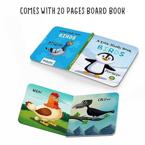 The Book Tree Birds Puzzle Box for Kids I Educational Toy for Kids Age 2+ I 60 Jigsaw Puzzle Pieces and 1 Story