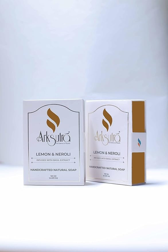 Arksutra Lemon & Neroli Soap - 125 gms (Pack of 2)