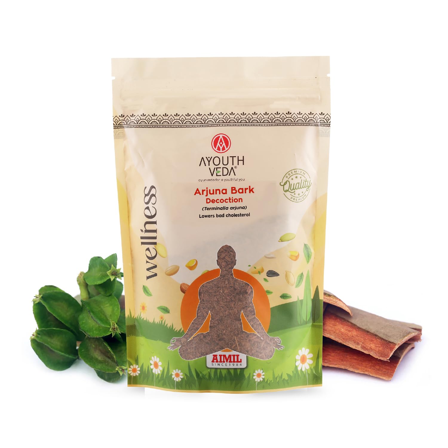 Ayouthveda Arjuna Bark Decoction, Natural Heart Health Support, Traditional Ayurvedic Formula, 200g