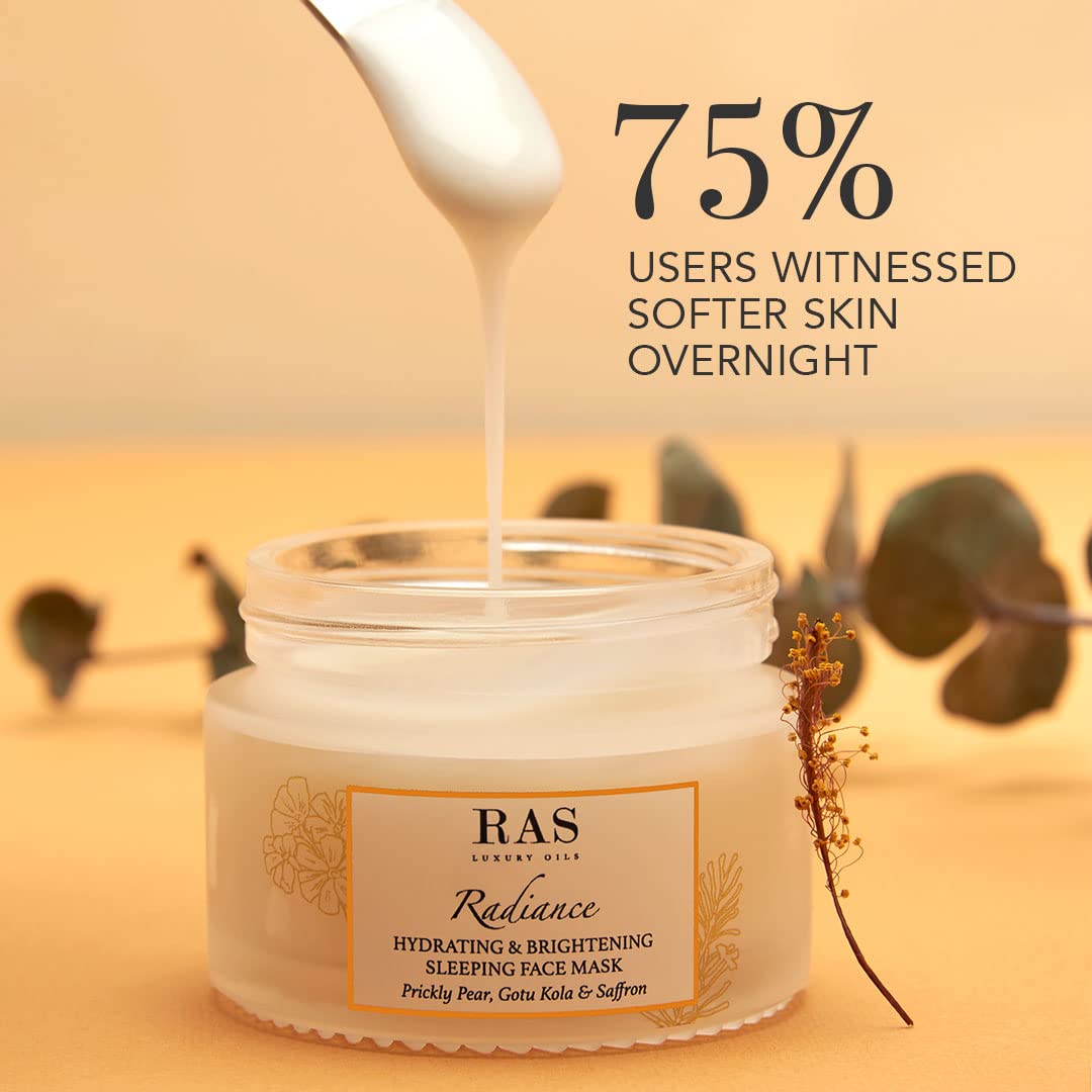 RAS Luxury Oils Radiance Hydrating & Brightening Sleeping Gel Face Mask
