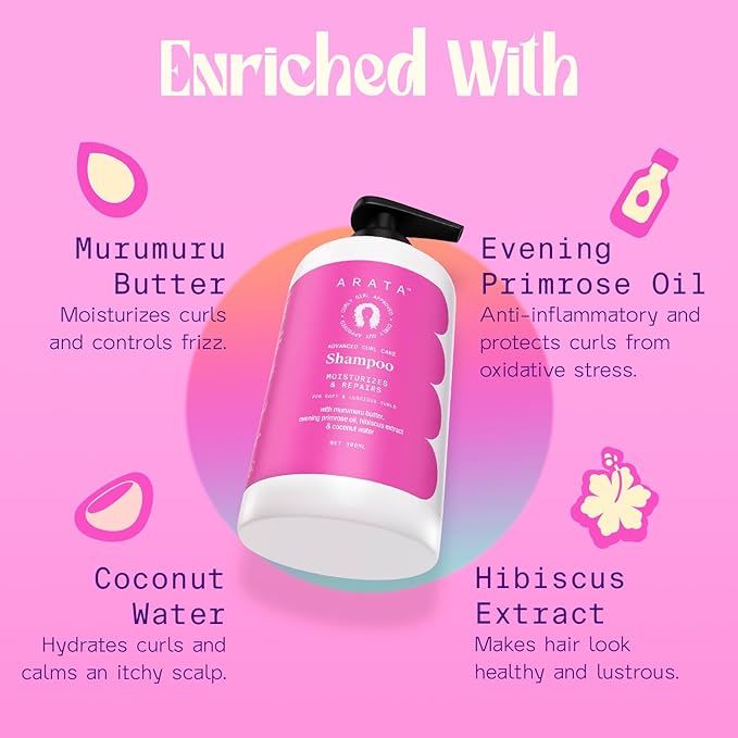 Arata Advanced Curl Care Hair Shampoo - 300 ml