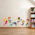 Decal O Decal Vinyl Kids Reading Books Wall Stickers Pack of 1-Self-Adhesive