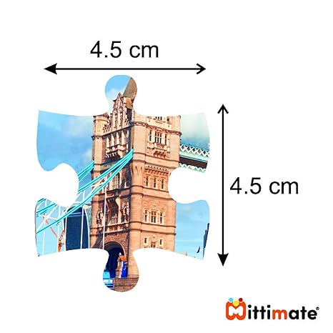 Mittimate London Bridge Jigsaw Puzzle Game for Kids Age 4 to 6 Old 36 Pieces Puzzle Toy