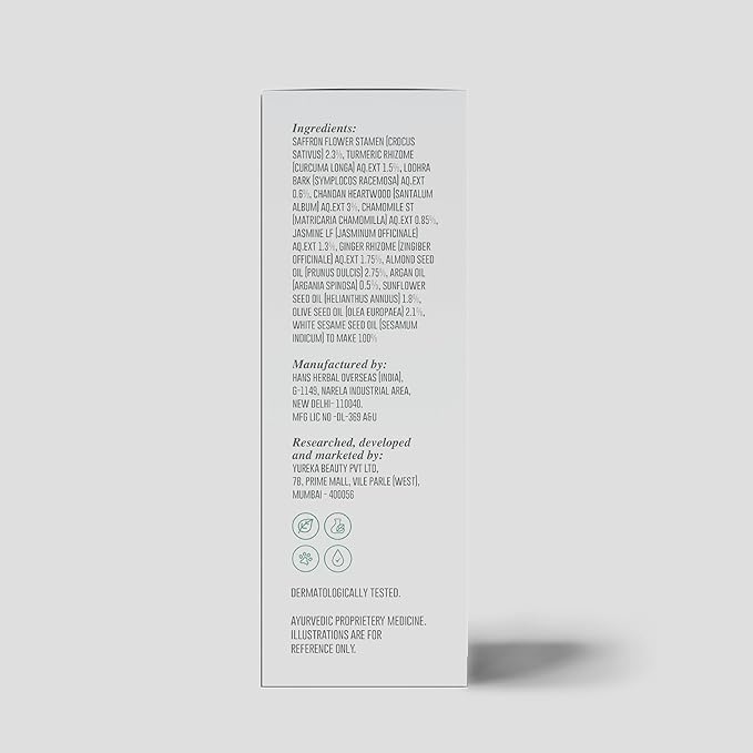 Nature4nature Revitalizer Night Natural Face Serum With Saffaron and Chandan for Glowing Skin - 30 Ml