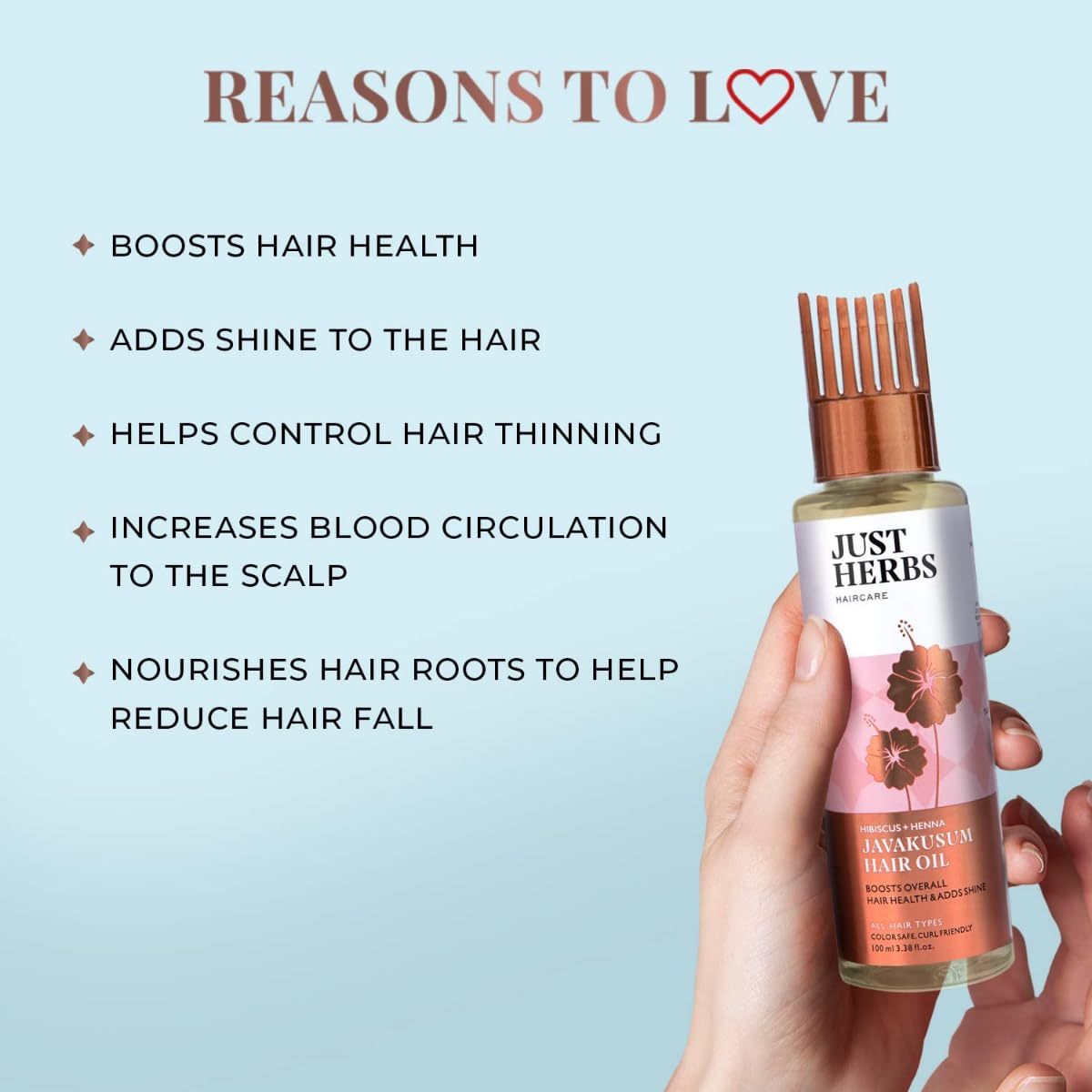 Just Herbs Javakusum Hair Oil - 100 ml