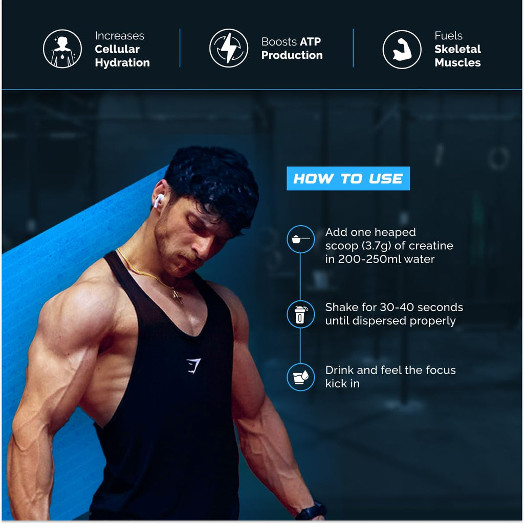 Wellcore - Pure Micronised Creatine Monohydrate,Tropical Tango (122g, 33 Servings), Rapid Absorption, Enhanced Muscle Strength & Power, Fast Recovery,Increased Muscle Mass