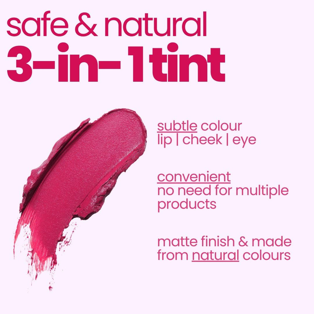 Tuco® Kids Lip Balm Tint | Lip, Cheek & Eyeshadow | Ages 3-15 Years | Made with 100% Natural Oils & Waxes | Free from Mineral Oils, Synthetic Fragrance and Parabens