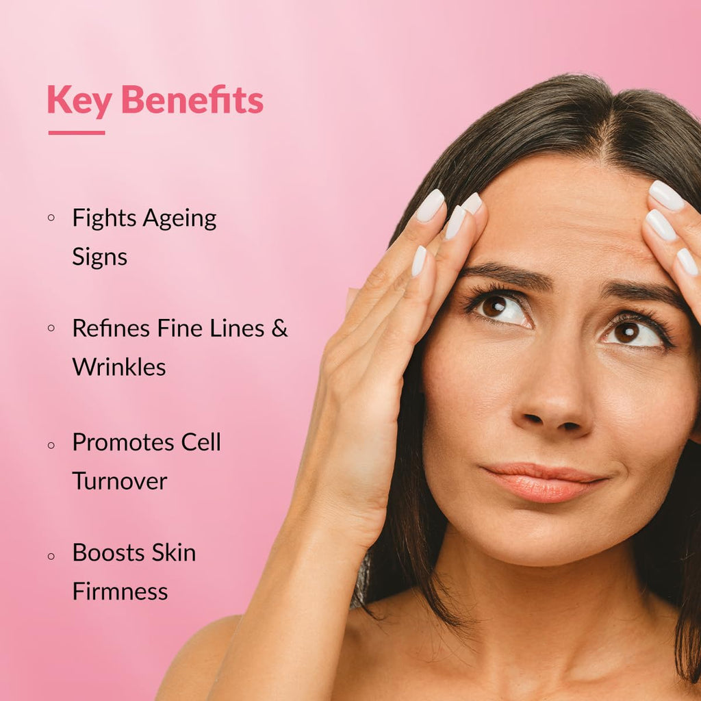 Fixderma .05% Pure Retinol Reticuram Face Serum for Anti Aging, Boost Collagen, Night Face Serum with Retinol & Vitamin C to Reduce Fine Lines & Wrinkles for Unisex - 15ml
