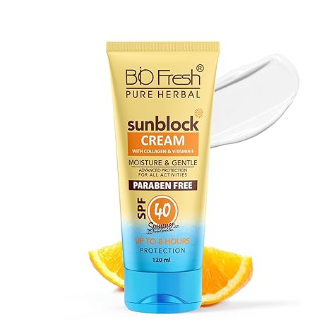 Biofresh Herbals Sunblock Cream SPF 40 - 120 ml