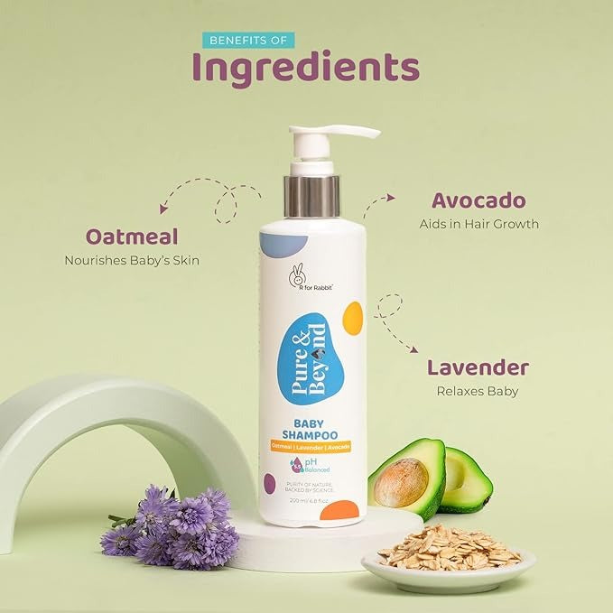 R for Rabbit Pure & Beyond Baby Shampoo for Kids - 200 ml
