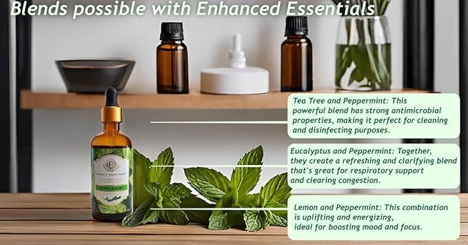 Enhanced Essentials Luxurious Peppermint Essential Oil - 100 ml