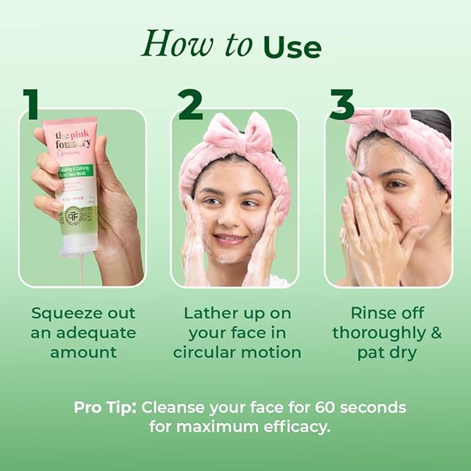 The Pink Foundry Acne Face Wash With 1.5% Salicylic Acid, Zinc Pca, Cica & Lemongrass - 100 Ml
