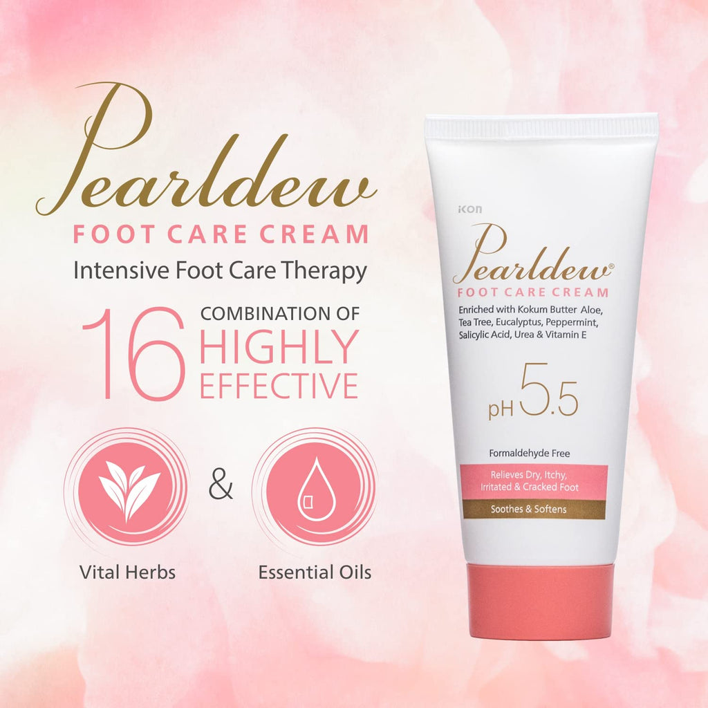 Pearldew Foot Care Cream - 60 Gms | Pack of 4
