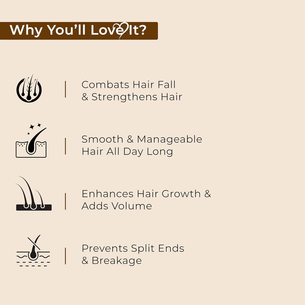 INDUS VALLEY Bio Organic 100% Organic Growout Hair Oil Combats Dandruff, Flaky scalp, Frizz and Split Ends (200ml)