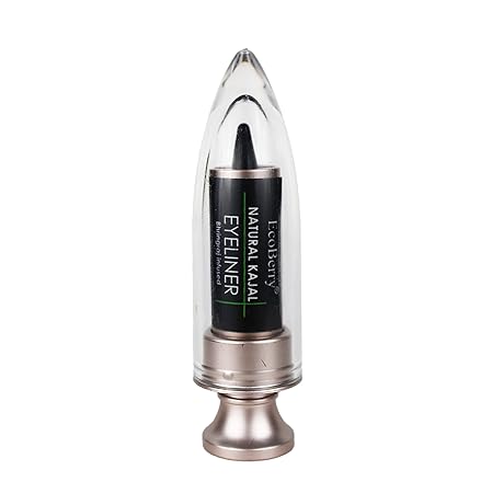 EcoBerry Kajal/Eyeliner Bhringraj infused Deep Black Kohl - 3 gms