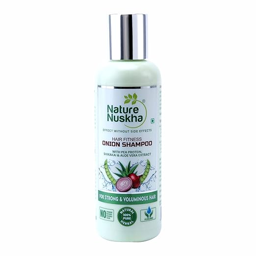 Nature Nuskha Hair Fitness Onion Shampoo for Hair Growth - 100 ml