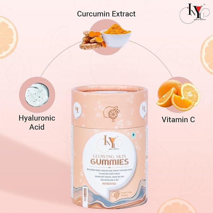 Inyu Glowing Skin Gummies for Women and Men - 30 Gummies
