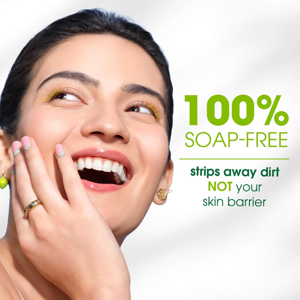 Simple Kind To Skin Moisturising Facial Wash 100 ml | 100% Soap-Free Facewash | For normal to dry skin