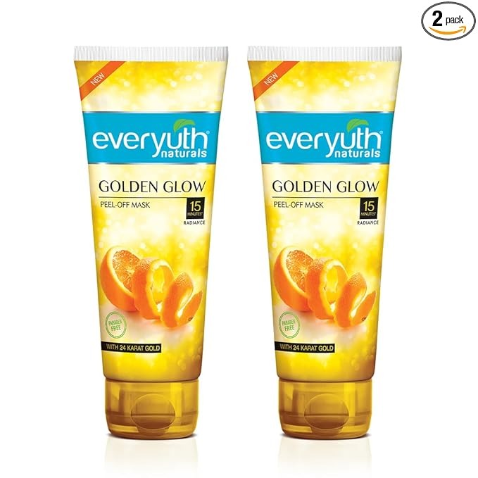 Everyuth Golden Glow Peel-off Mask - 100 gms (Pack of 2)