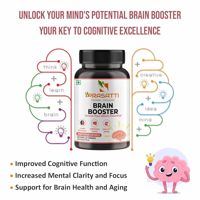 Prasatti Organic Plant Based Herbal Wellness Capsules - 60 Veg Caps