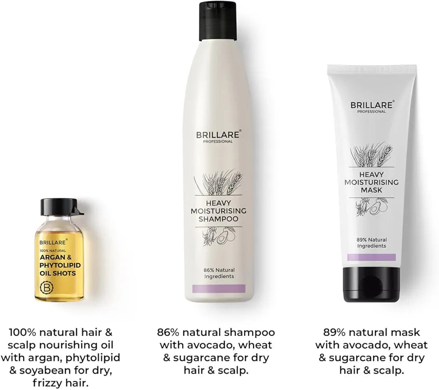 Brillare Anti Hair Fall Treatment Combo, Strengthens roots, Prevents Breakage & Reduces Hair Fall