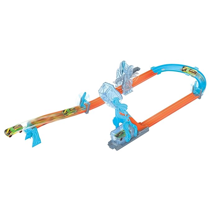 Hot Wheels Track Set Blue Deluxe Track Builder