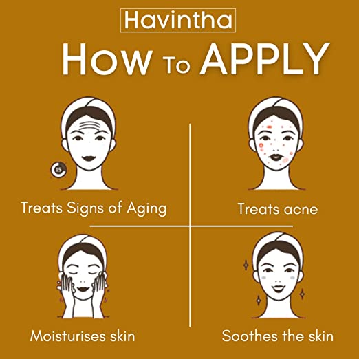 Havintha Anti-Aging Face Pack Enriched with Almonds for Skin Moisturizing - 227 gms