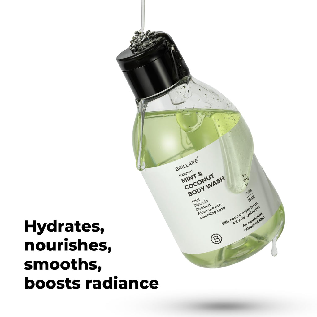 BRILLARE Mint & Coconut Body Wash