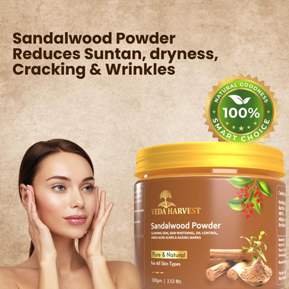 Veda Harvest Sandalwood Powder - 300 gms