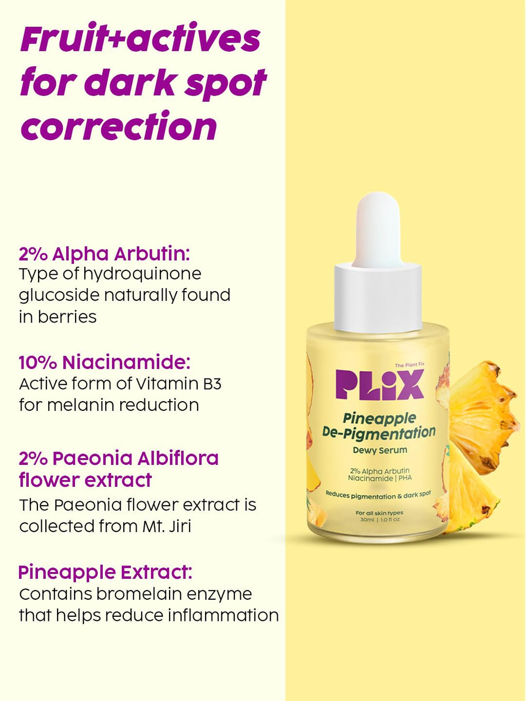 PLIX  Face Serum and Moisturizer Combo (30ml + 50g)