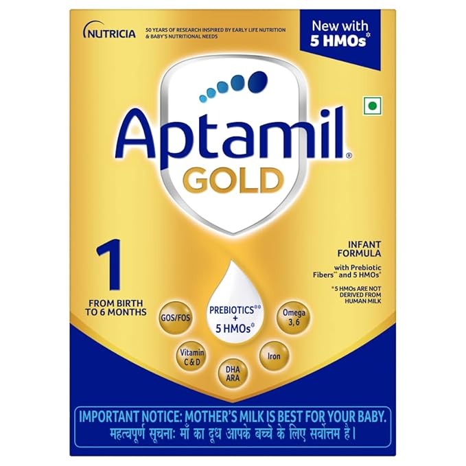 Aptamil Gold Infant Formula Milk Powder for Babies - Stage 1 (Upto 6 months)