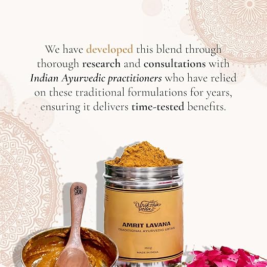 Vriksha Veda Amrit Lavana Traditional Ayurvedic Ubtan - 250 gms