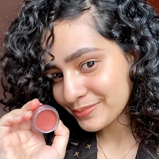Daughter Earth Vegan Lip and Cheek Tint Matte Natural Blush for Women | Coffee Nude - 4.5 Gms