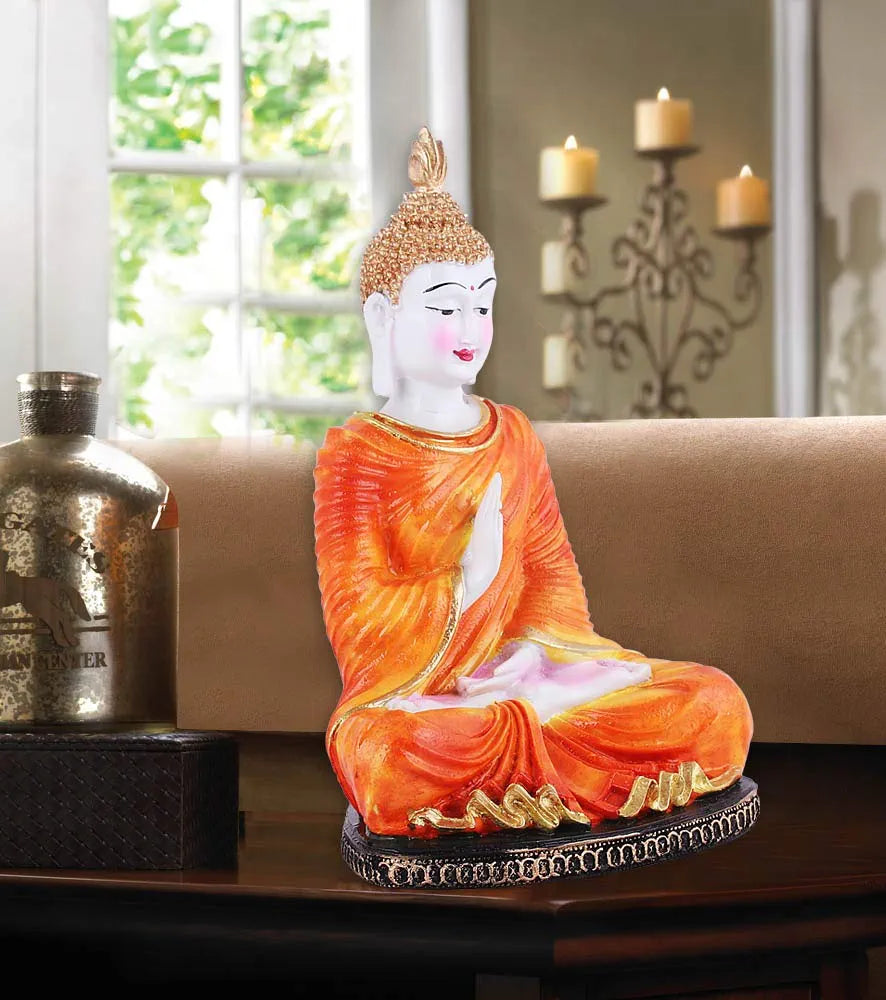Mariner's Creation Fabric Buddha Statues Size-15X8X26Cm