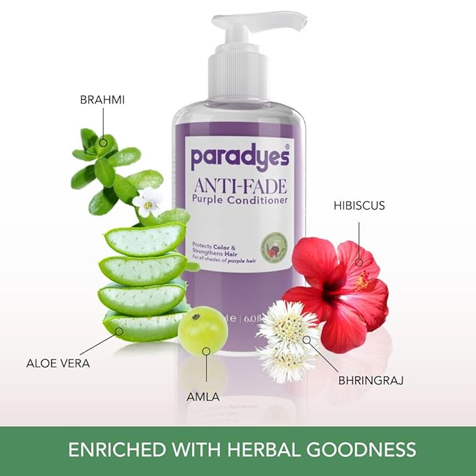 Paradyes Anti Fade Purple Conditioner - 180 Ml