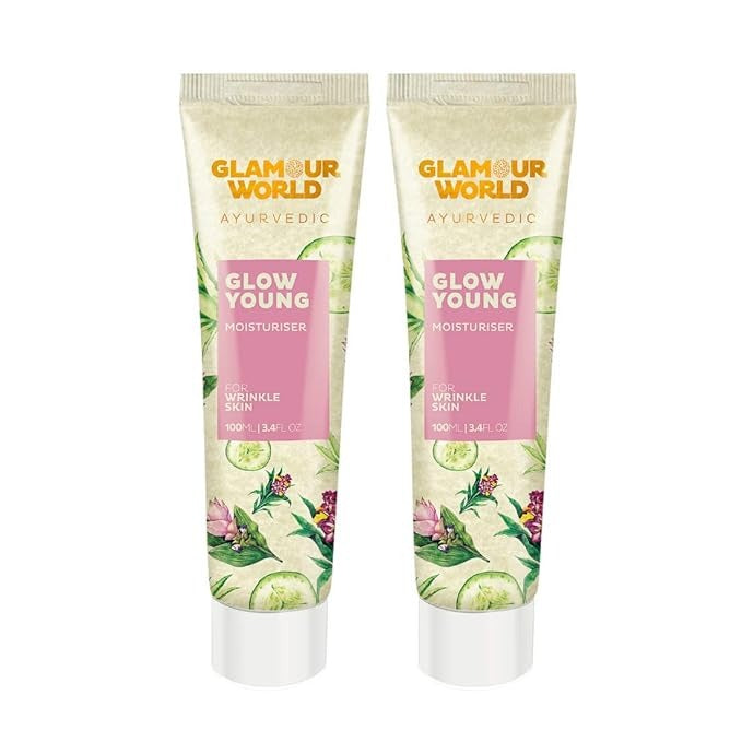 Glamour World Ayurvedic Glow Young Moisturiser - 50 ml (Pack of 2)