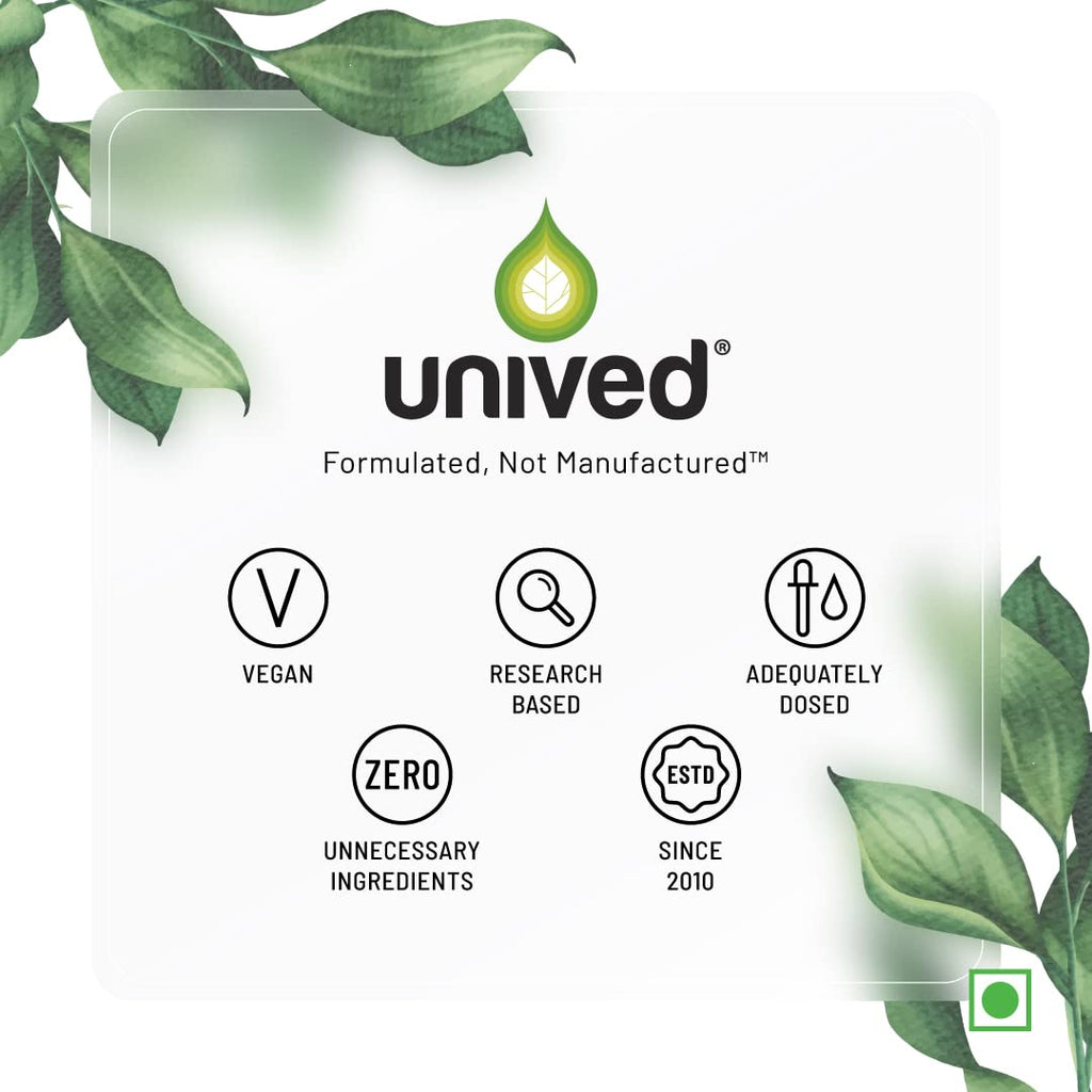 Unived Caffeinated Electrolyte Salt Caps Electrolyte Replacement With Caffeine, 30 Vegan Caps