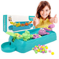 Wembley Hungry Frog Indoor Game for Kids Family Board Game 2 Player 16 Beans