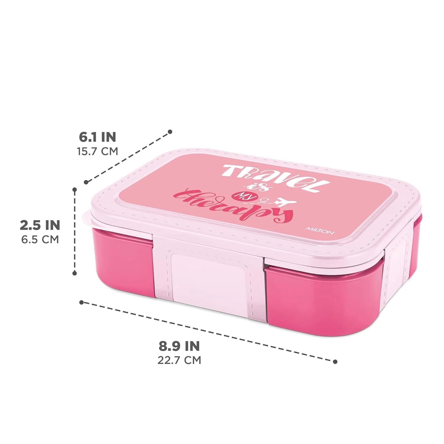 Milton Bravo 3 Steel Thermoware Lunchbox